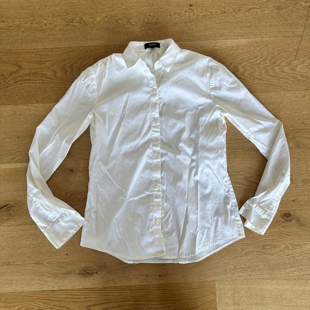 Theory - Button Down Shirt in White